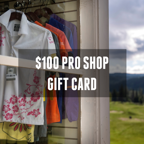 $100 Pro Shop Gift Card - Redstone Resort