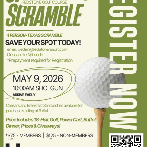 Redstone Resort Golf Course Opening Scramble Tourney
